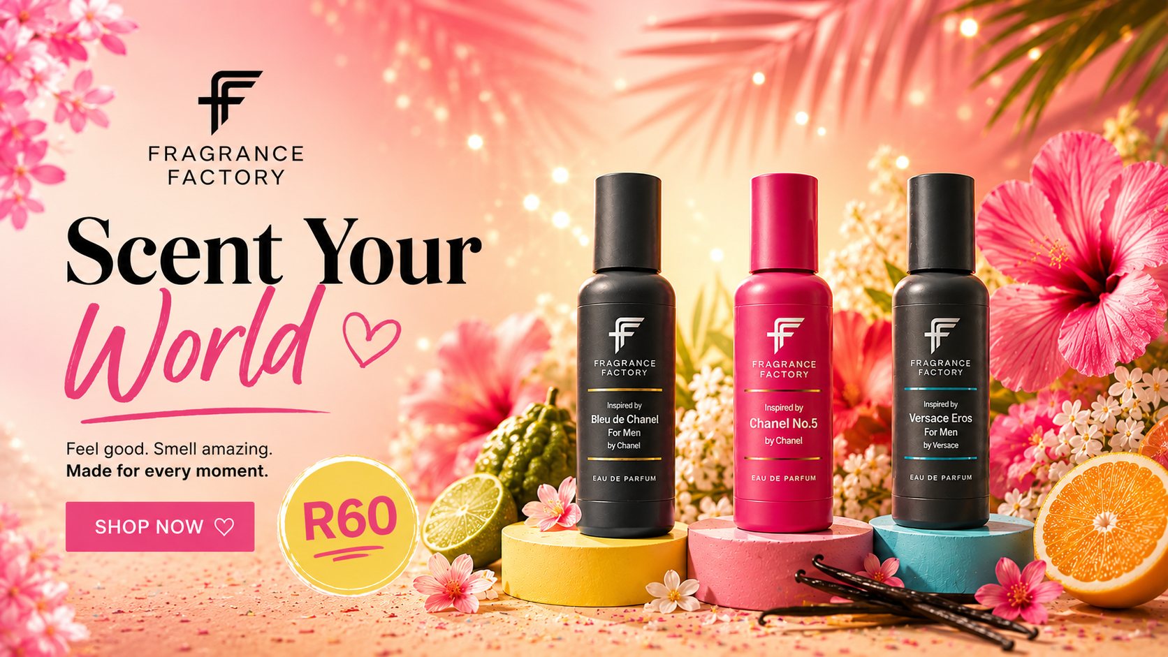 Scent Your World — Fragrance Factory fragrances from R60